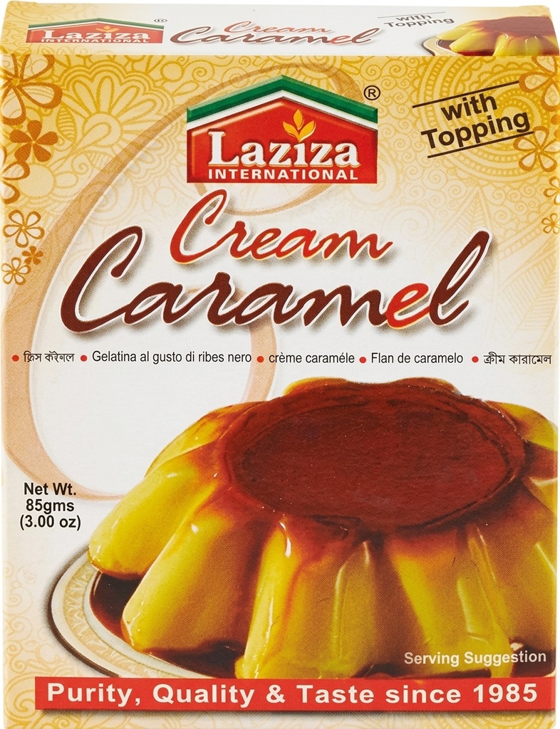 LAZIZA CREAM CARAMEL (HALAL) 85GM