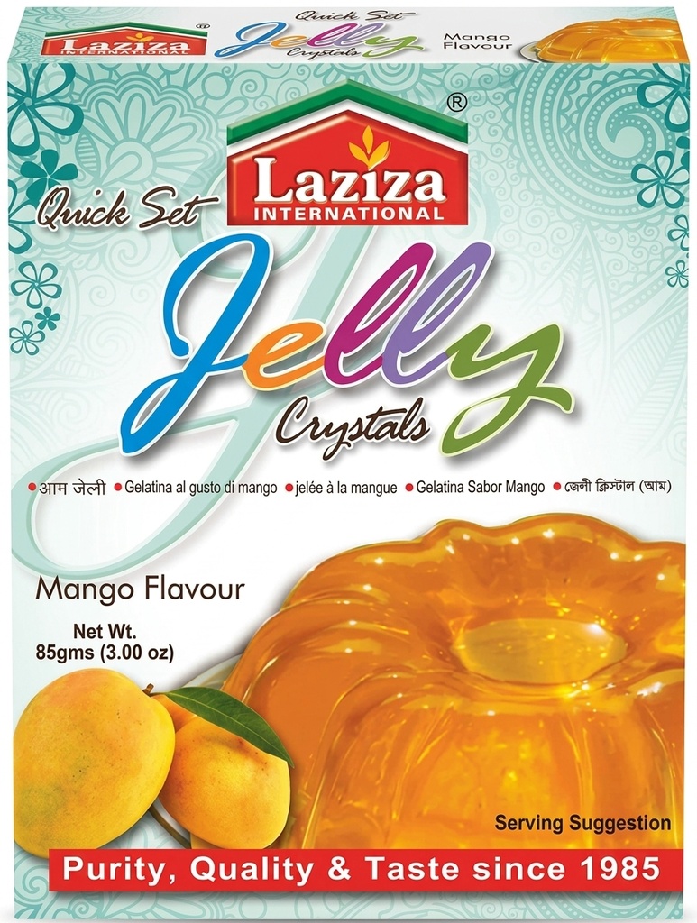 LAZIZA CRYSTAL JELLY MANGO 85GM