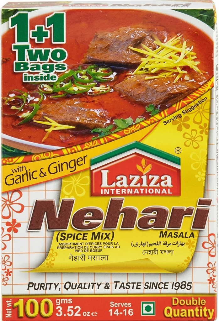 LAZIZA RM NEHARI MASALA 100GM