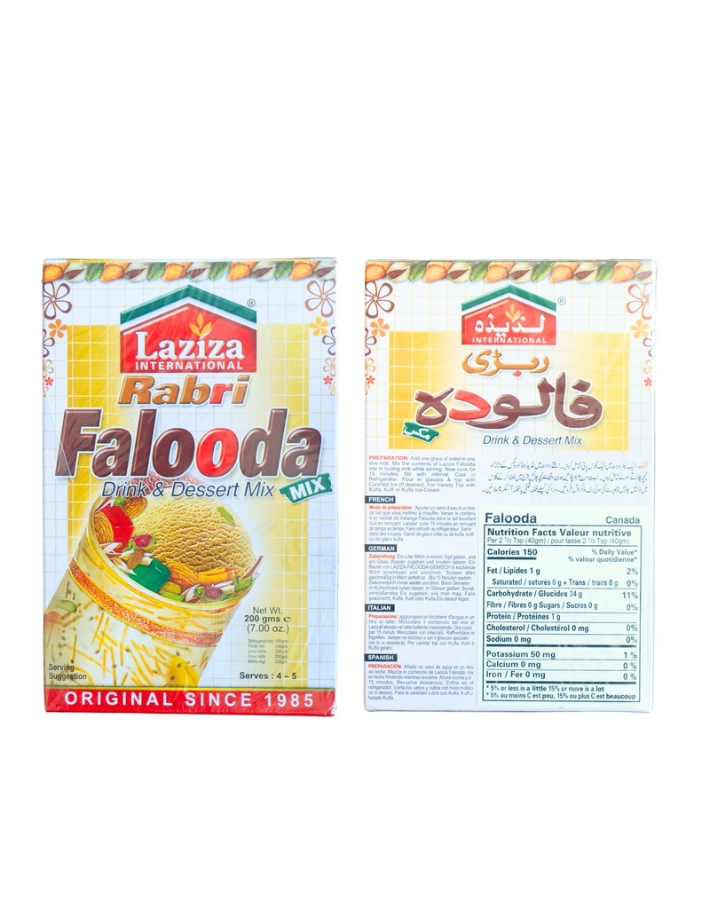LAZIZA FALOODA MIX RABRI 200GM