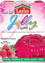 LAZIZA RASPBERRY CRYSTAL JELLY 85GM (Box 6)