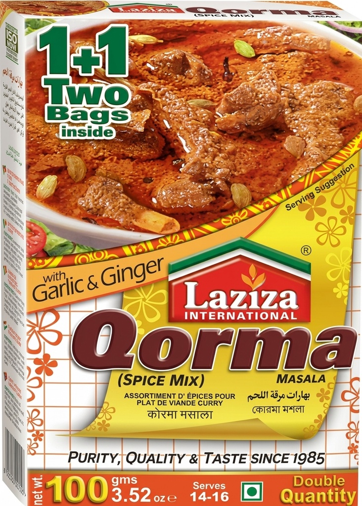 LAZIZA RM SHAHI QORMA MASALA 100GM