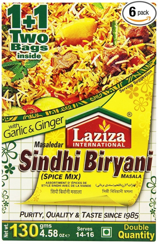 LAZIZA RM SINDHI BIRYANI MASALA 100GM