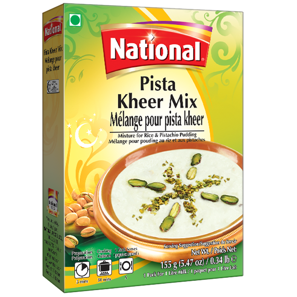 NATIONAL DSRT PISTACHIO KHEER MIX 155GM