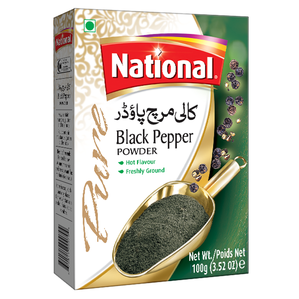 NATIONAL PS BLACK PEPPER POWDER 100GM