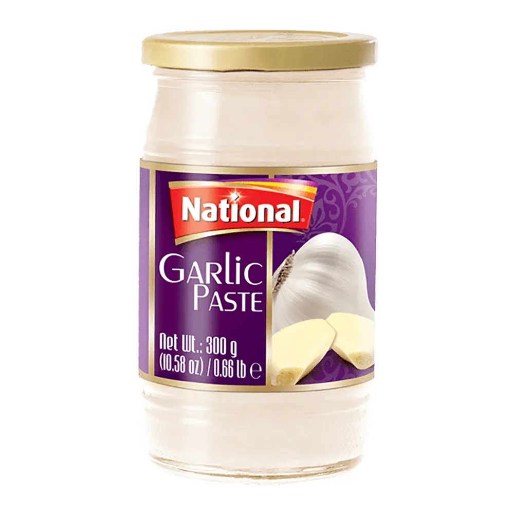 NATIONAL PASTE SML GARLIC 300GM