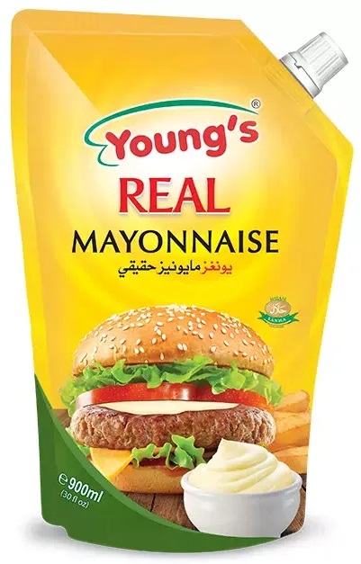 YOUNG'S MAYO 450ML REAL MAYONNAISE (Box 24)