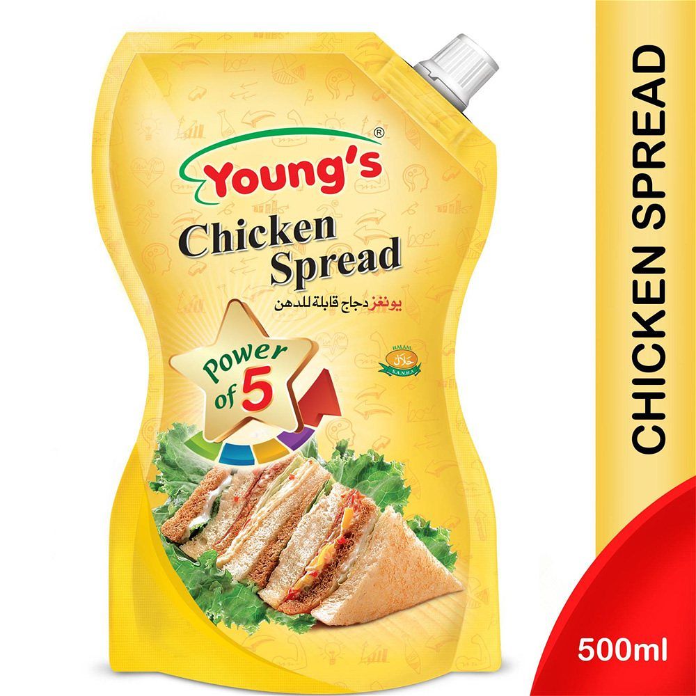 YOUNG'S SPREAD 500 ML CHICKEN FLAVOURED CLASSIC SMALL (Box 24)