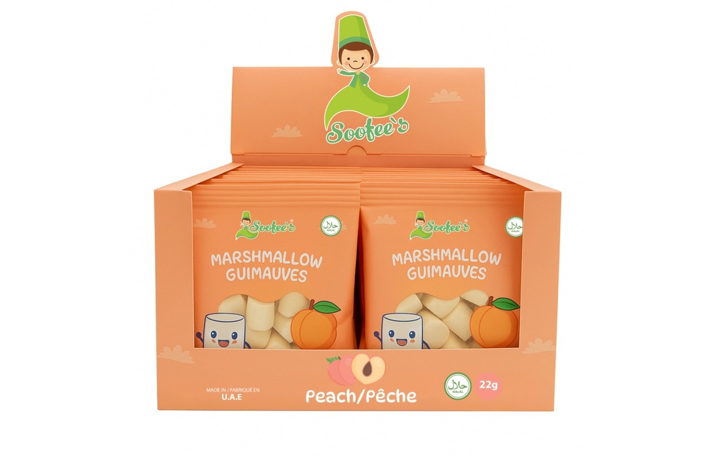 SOOFEE'S PEACH MARSHMALLOW 22GM