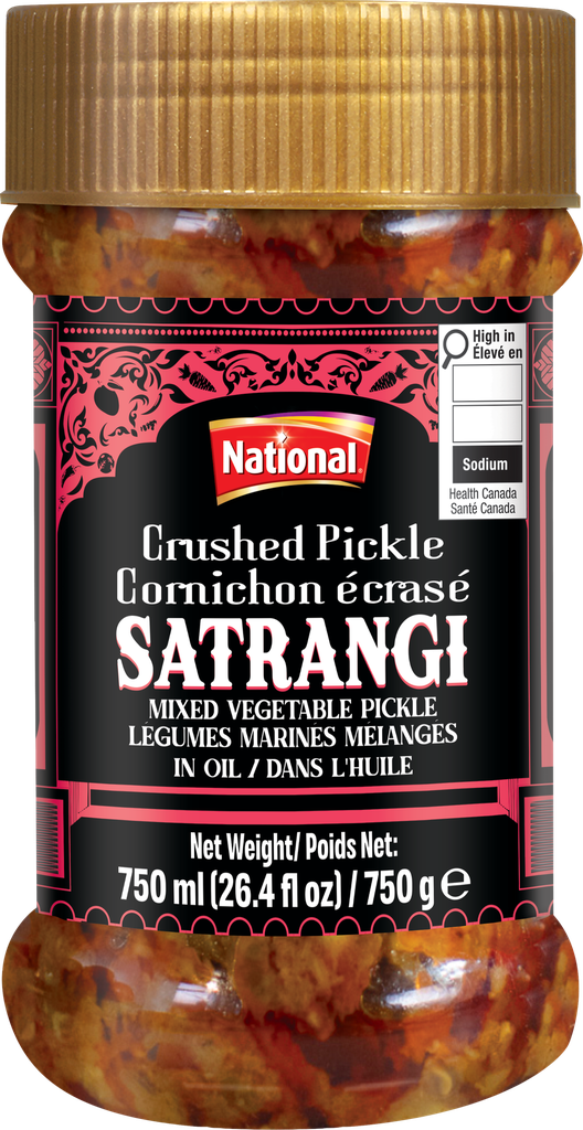 NATIONAL PICKLE CRUSHED SATRANGI 750GM