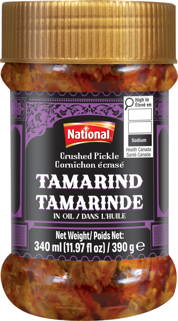 NATIONAL PICKLE SML CRUSHED TAMARIND 390GM