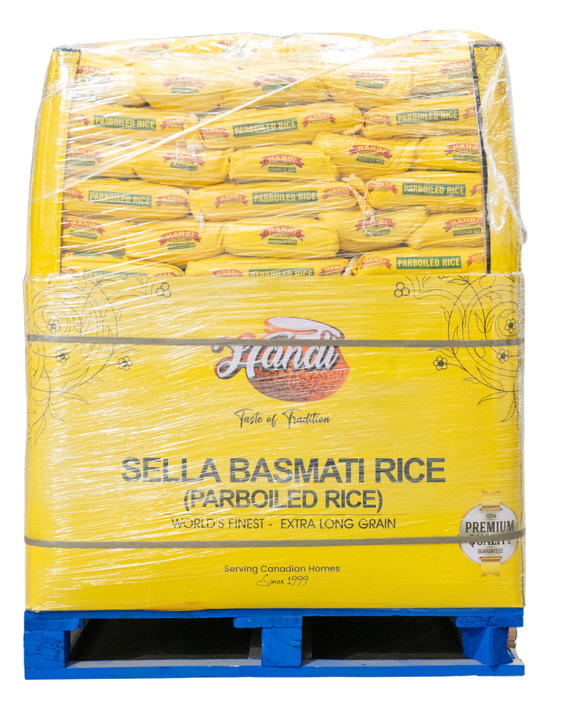RICE HANDI SELLA BASMATI 10 LB - FULL PALLET 263 BAGS