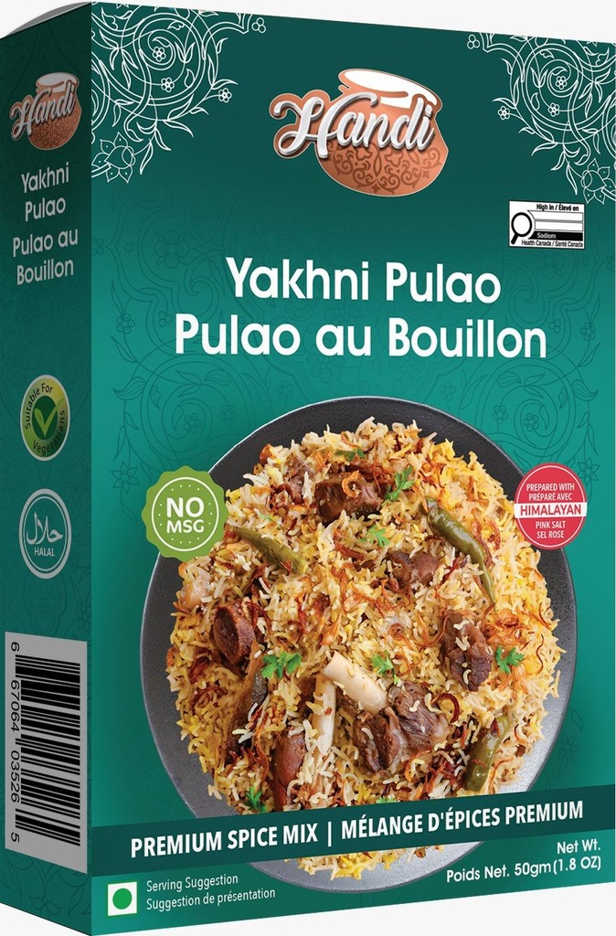 HANDI RMG YAKHNI PULAO MASALA 50 GMS