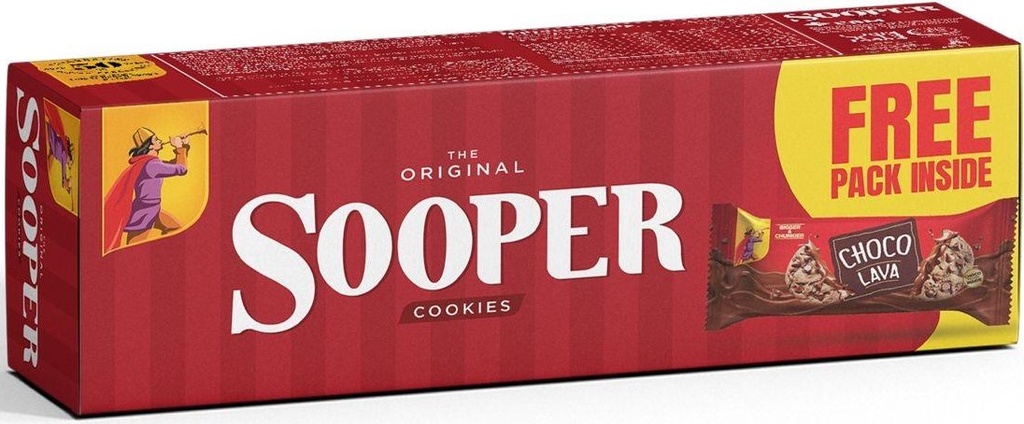 EBM FP SOOPER ORIGINAL COOKIES 112 GM + FREE CHOCOLAVA