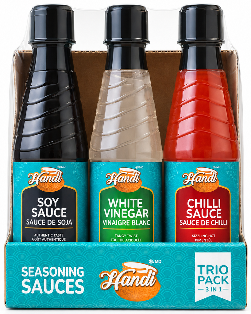 HANDI SAUCE TRIO STAND TRAY