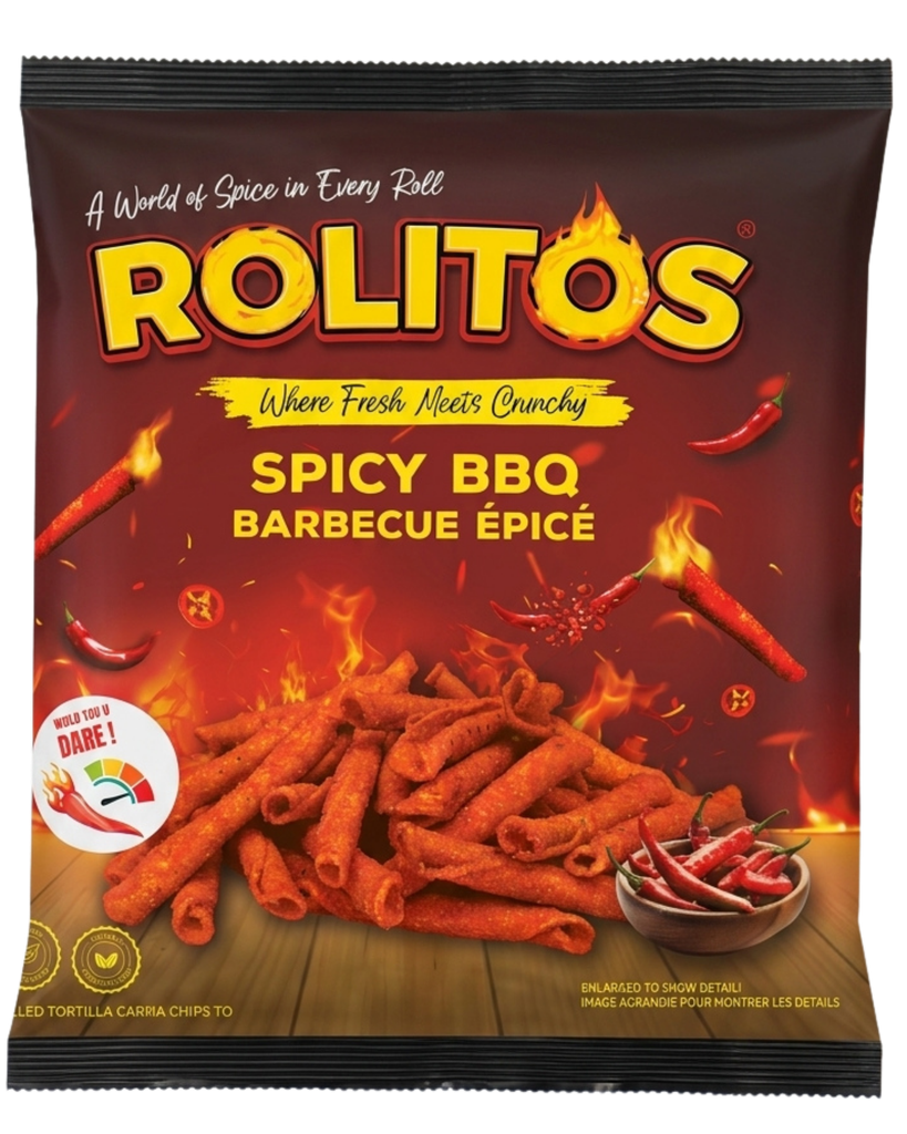 ROLITOS SPICY BBQ 90GM