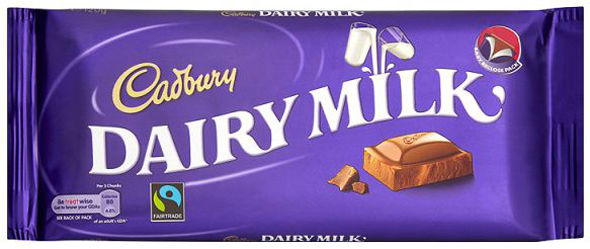 CADBURY DAIRY MILK CHOCOLATE 110GM