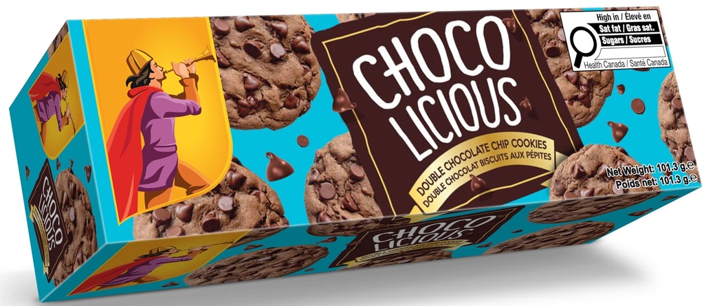 EBM FP CHOCOLICIOUS DOUBLE CHOC CHIP COOKIES 102GM