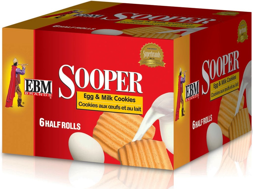 EBM HALF ROLL SOOPER BISCUIT 396GM