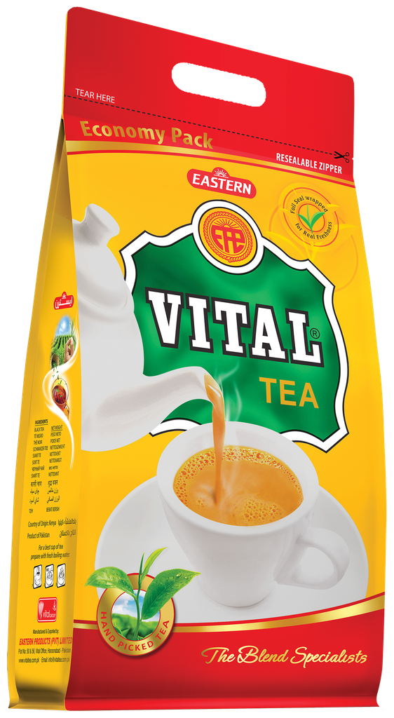 VITAL TEA POUCH BLACK ECONOMY PACK 900GM