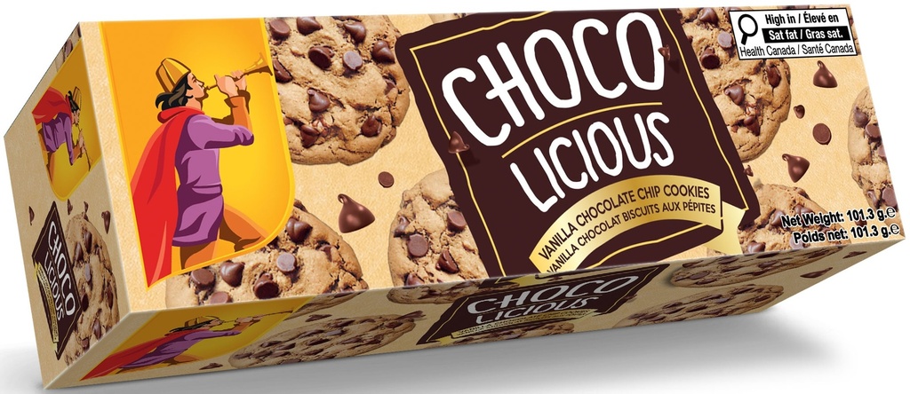 EBM FP CHOCOLICIOUS VANILLA CHOC CHIP COOKIES 102 GM