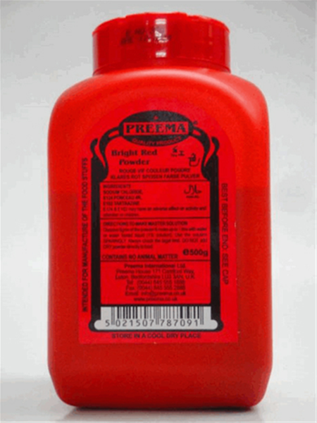 FOOD COLOR RED LARGE  400GM