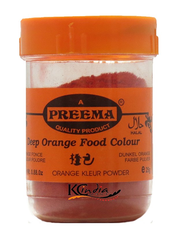 FOOD COLOR ORANGE SMALL 25GM
