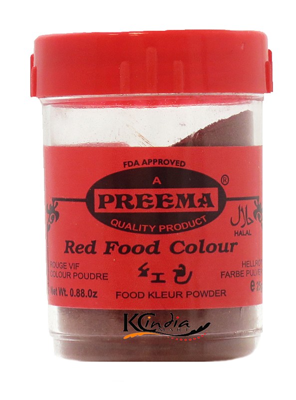 FOOD COLOR RED SMALL 25GM