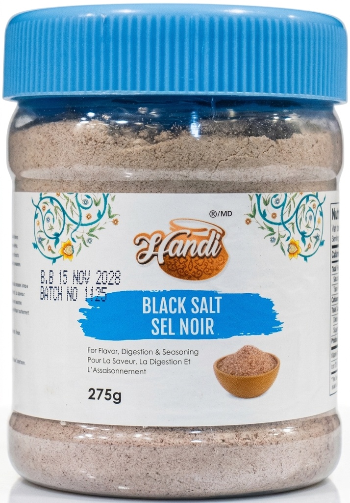 HANDI JAR BLACK SALT POWDER 350GM