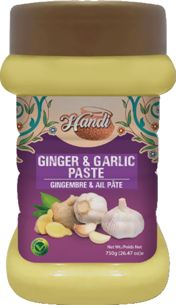 HANDI PASTE GINGER AND GARLIC MIX 750GM