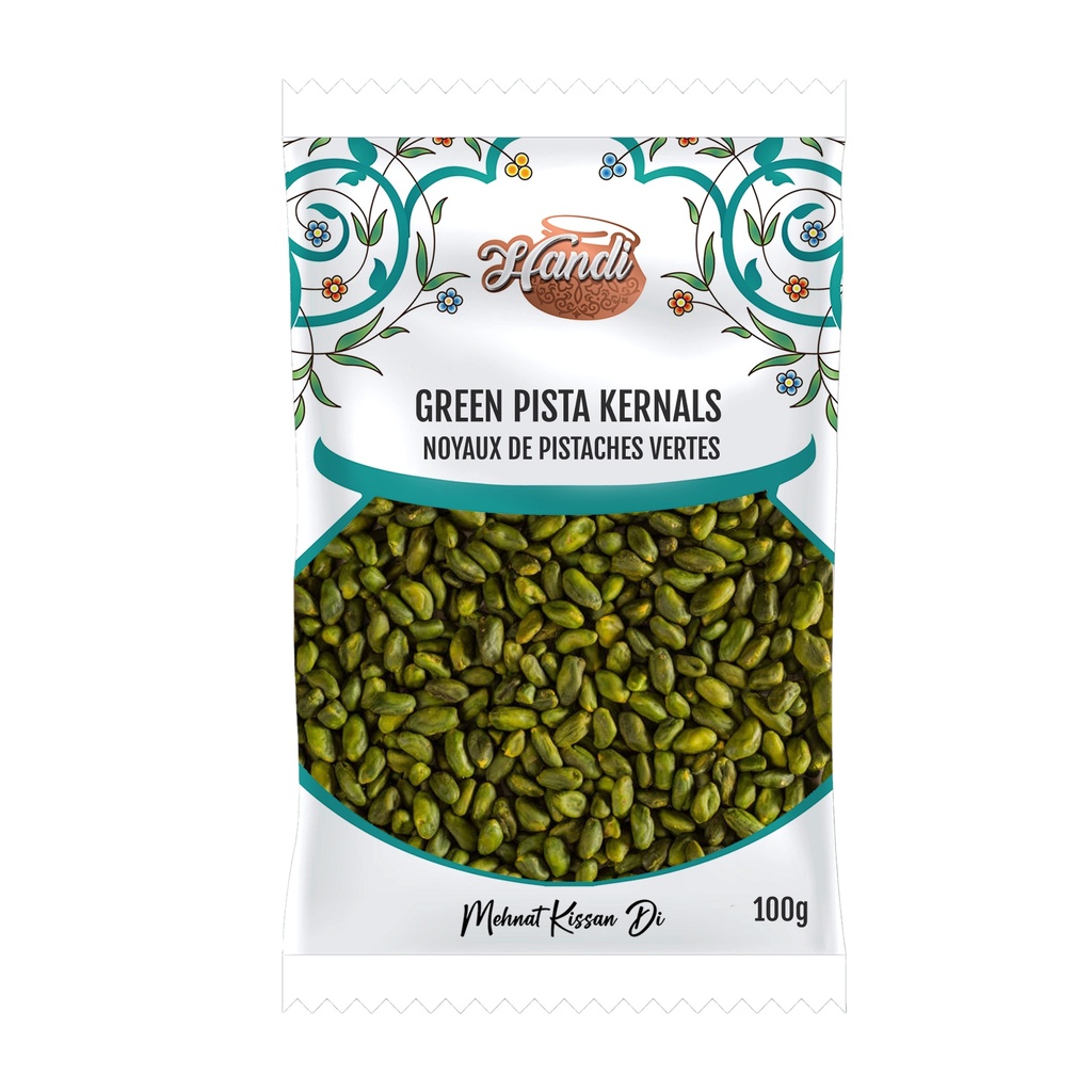 HANDI DF GREEN PISTA KERNALS 100GM