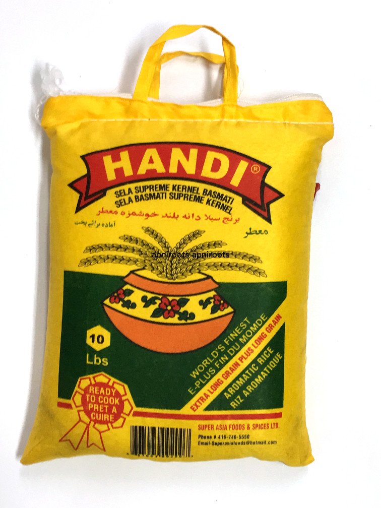 HANDI SELLA BASMATI RICE 10 LB