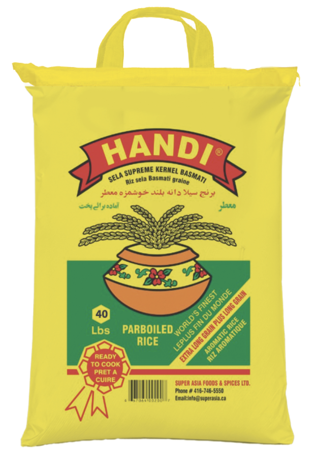 RICE HANDI SELLA BASMATI 40 LB