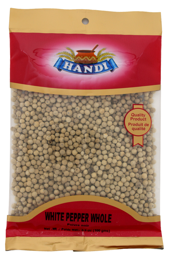 HANDI WHITE PEPPER WHOLE 100GM