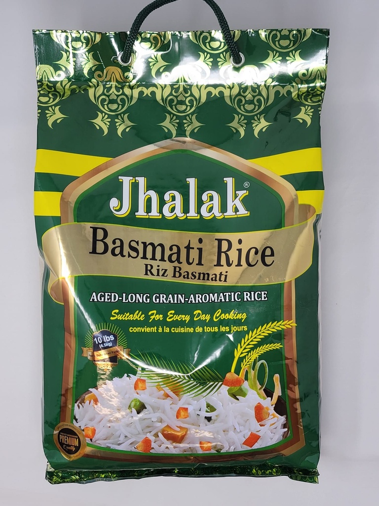 JHALAK BASMATI RICE 10LB