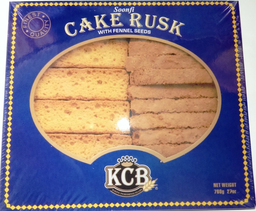 KCB CAKE RUSK 567GM SOONFI WITH FENNEL SEEDS