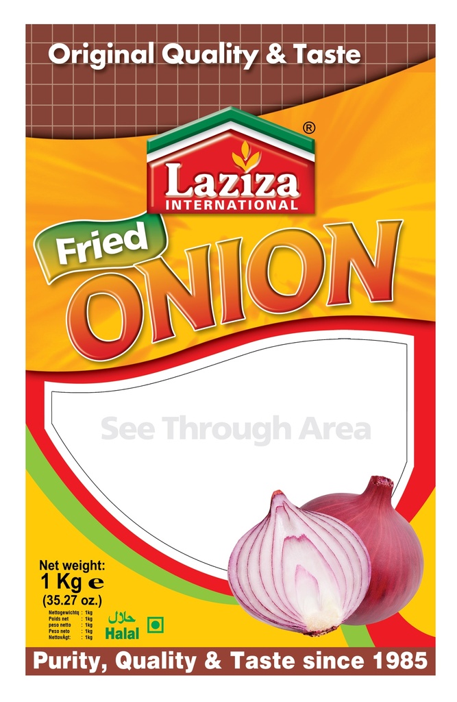 LAZIZA FRIED ONION 400GM