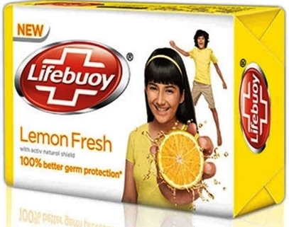 HNB SOAP LIFEBUOY LEMON FRESH 98GM (YELLOW)