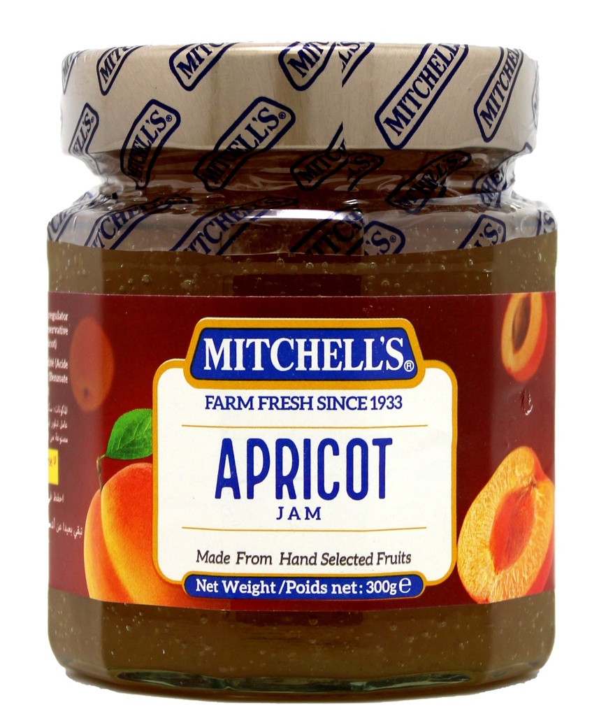 MITCHELL'S APRICOT JAM 340GM