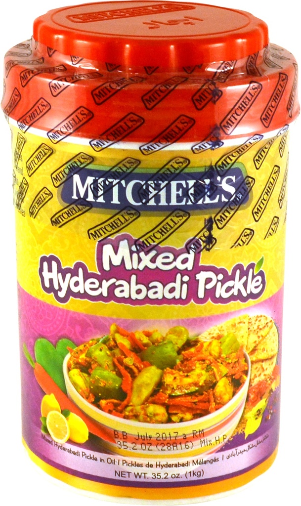 MITCHELL'S PICKLE LRG HYDERABADI MIXED 1KG