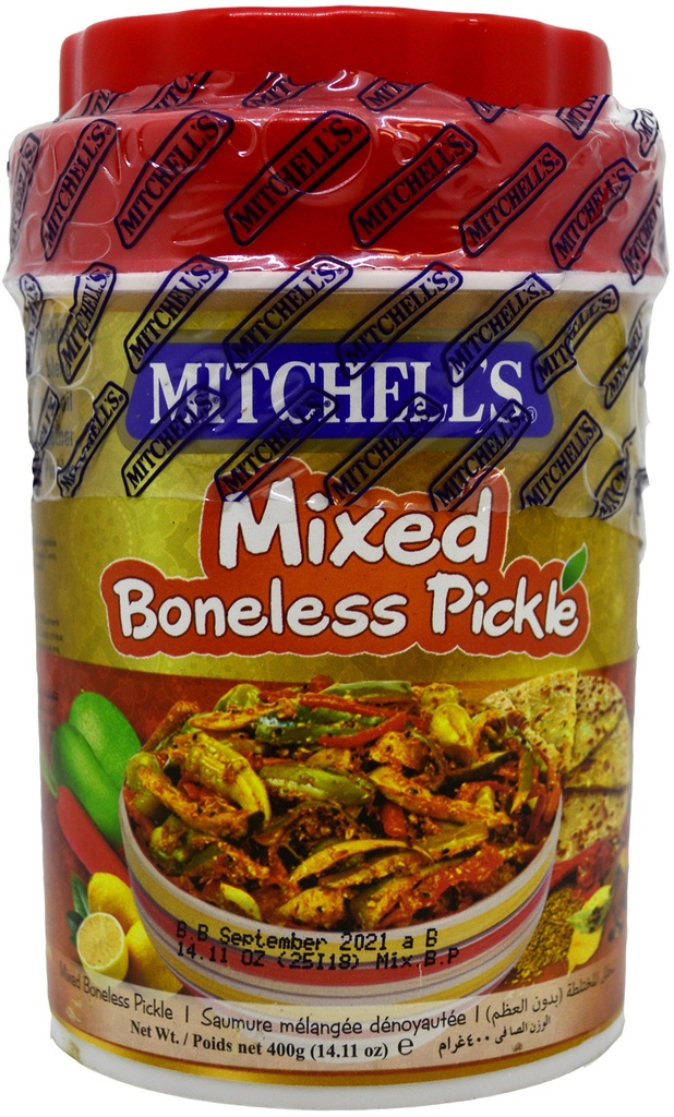 MITCHELL'S PICKLE SML BONELESS MIX 400GM