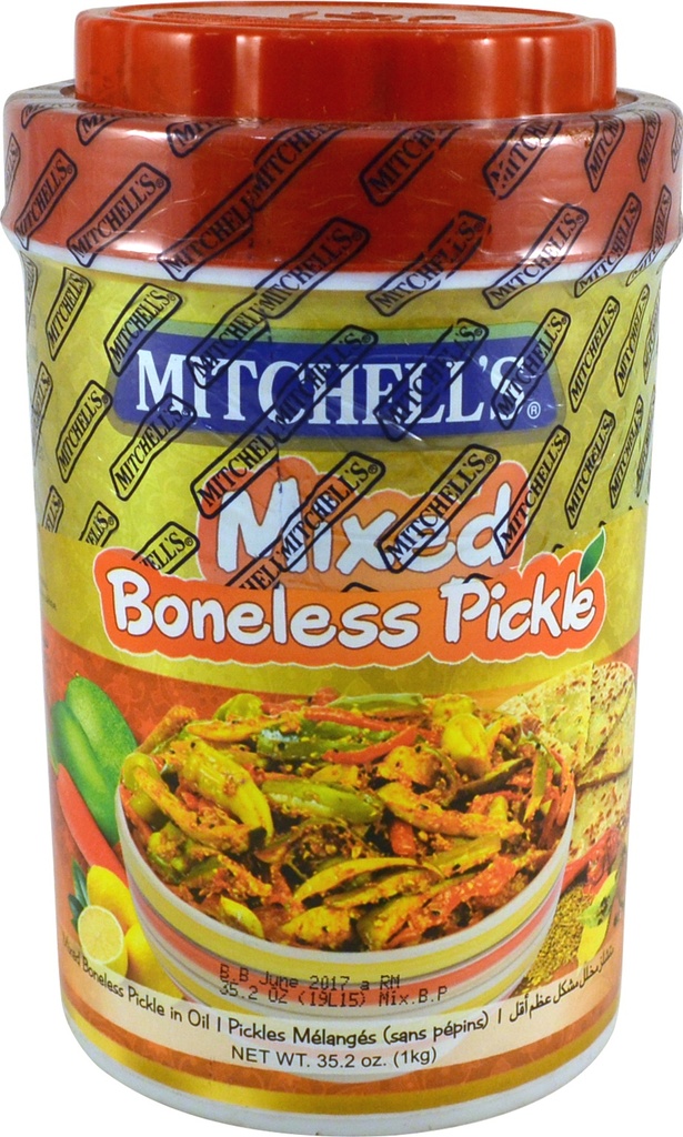 MITCHELL'S BONELESS MIX PICKLE LARGE 1KG