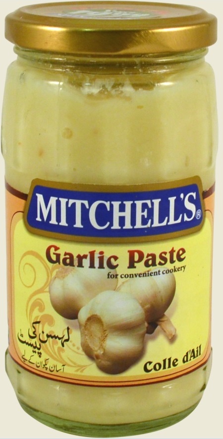 MITCHELL'S PASTE SML GARLIC 320 GM