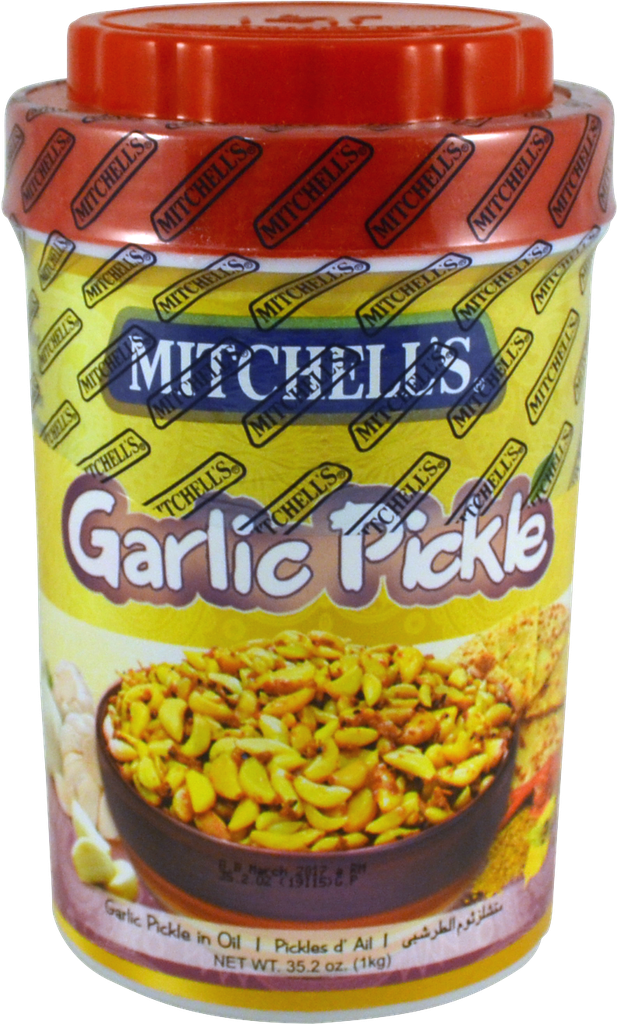 MITCHELL'S PICKLE LRG GARLIC 1KG