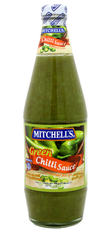 MITCHELL'S SAUCE LRG GREEN CHILLI 800GM