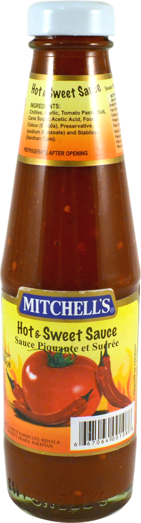 MITCHELL'S HOT AND SWEET SAUCE SMALL 300GM