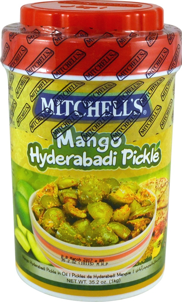 MITCHELL'S PICKLE LRG HYDERABADI MANGO 1KG