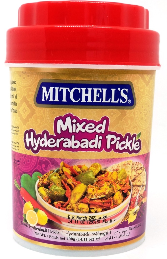 MITCHELL'S MIX HYDERABADI PICKLE 400GM