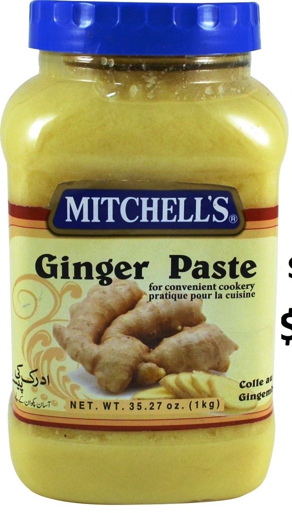 MITCHELL'S GINGER PASTE (LARGE) 1KG