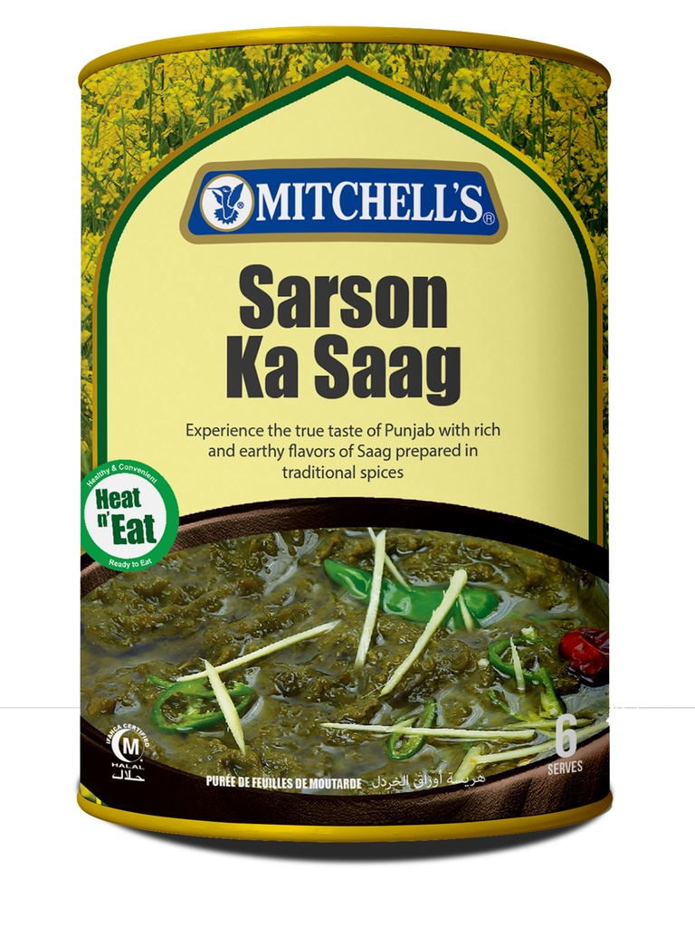 MITCHELL'S READY TO EAT SARSOON SAAG 800GM